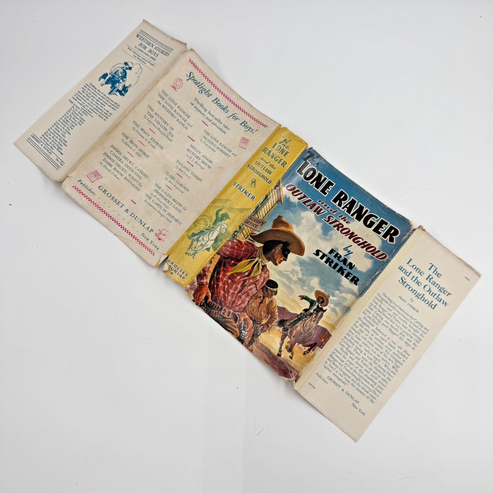 VTG 1939 The LONE RANGER and the OUTLAW STRONGHOLD by Fran Striker with DJ