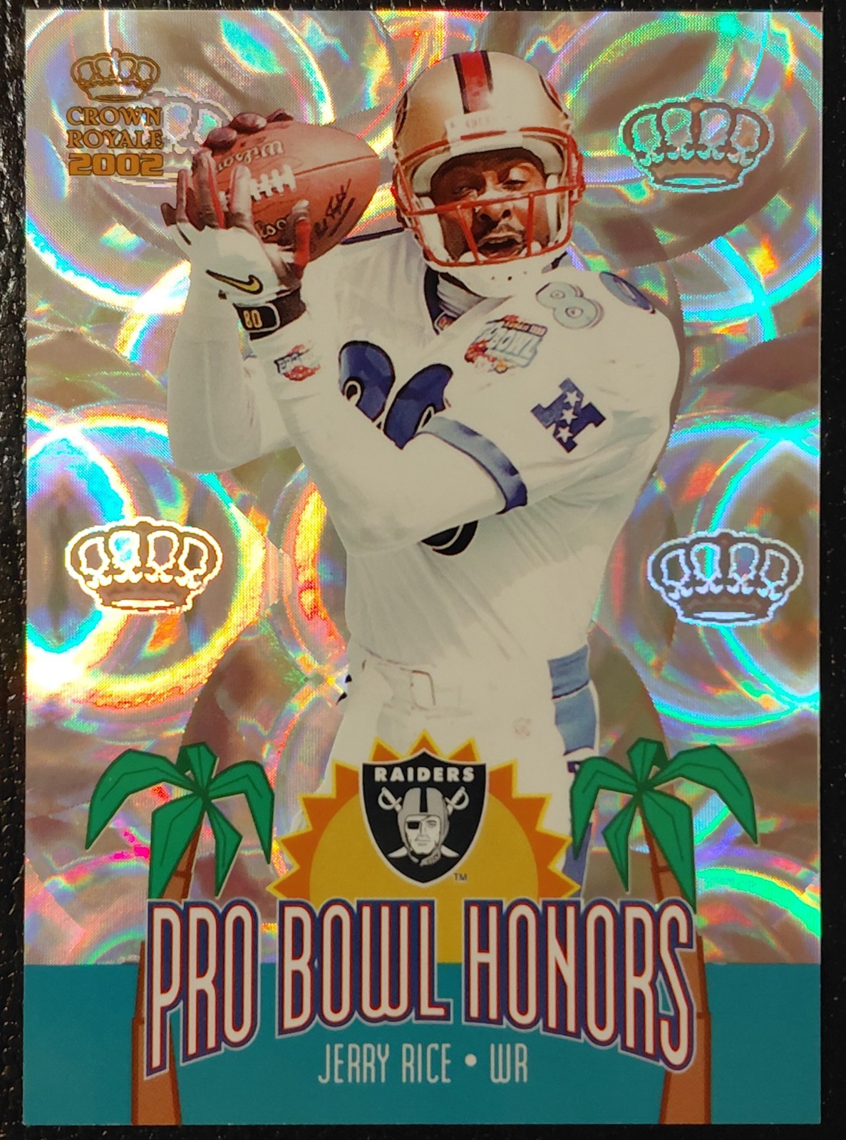 2002 Pacific Crown Royale Pro Bowl Honors Jerry Rice #14