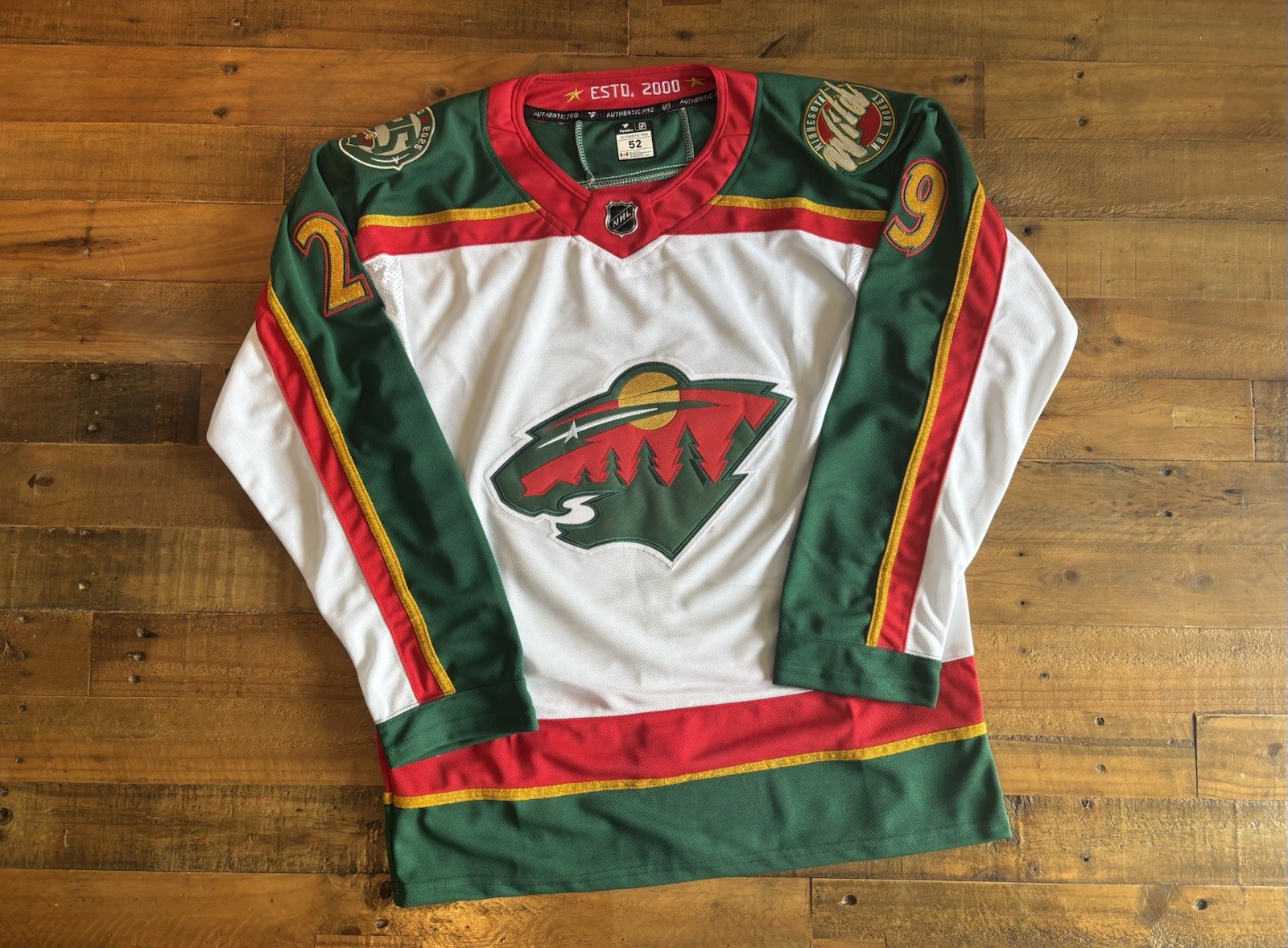 Marc-Andre Fleury Minnesota Wild NHL Jersey Size Large 52 Mens Marc-Andre Fleury Minnesota Wild NHL Jersey Size Large 52 Mens