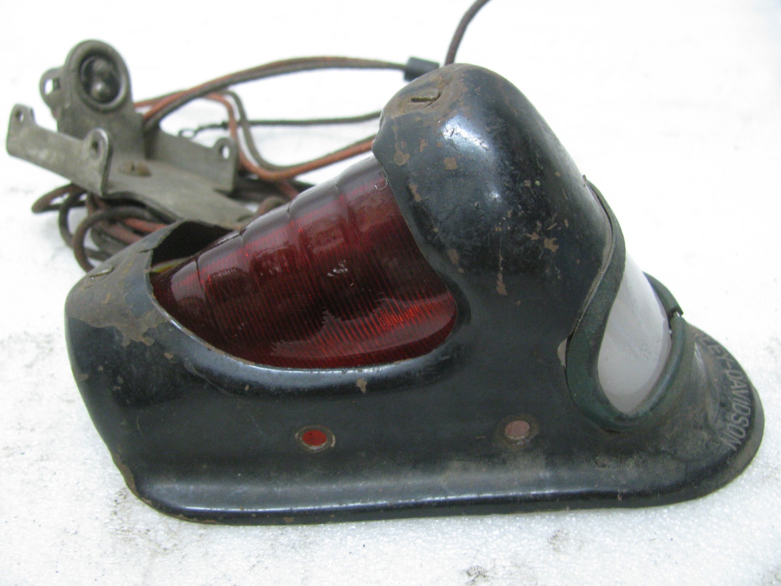 original Harley Davidson beehive taillight Knucklehead rear fender brake light