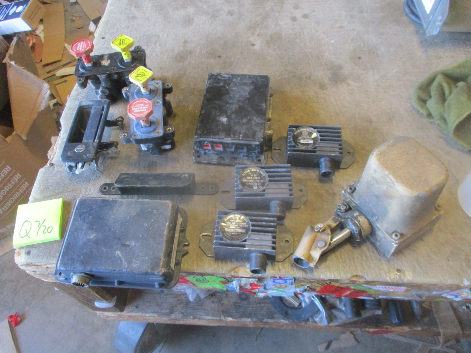 Lot of Used Misc. FMTV LMTV MTV M1078 Small Parts, Poor to Fair Cond. for Parts