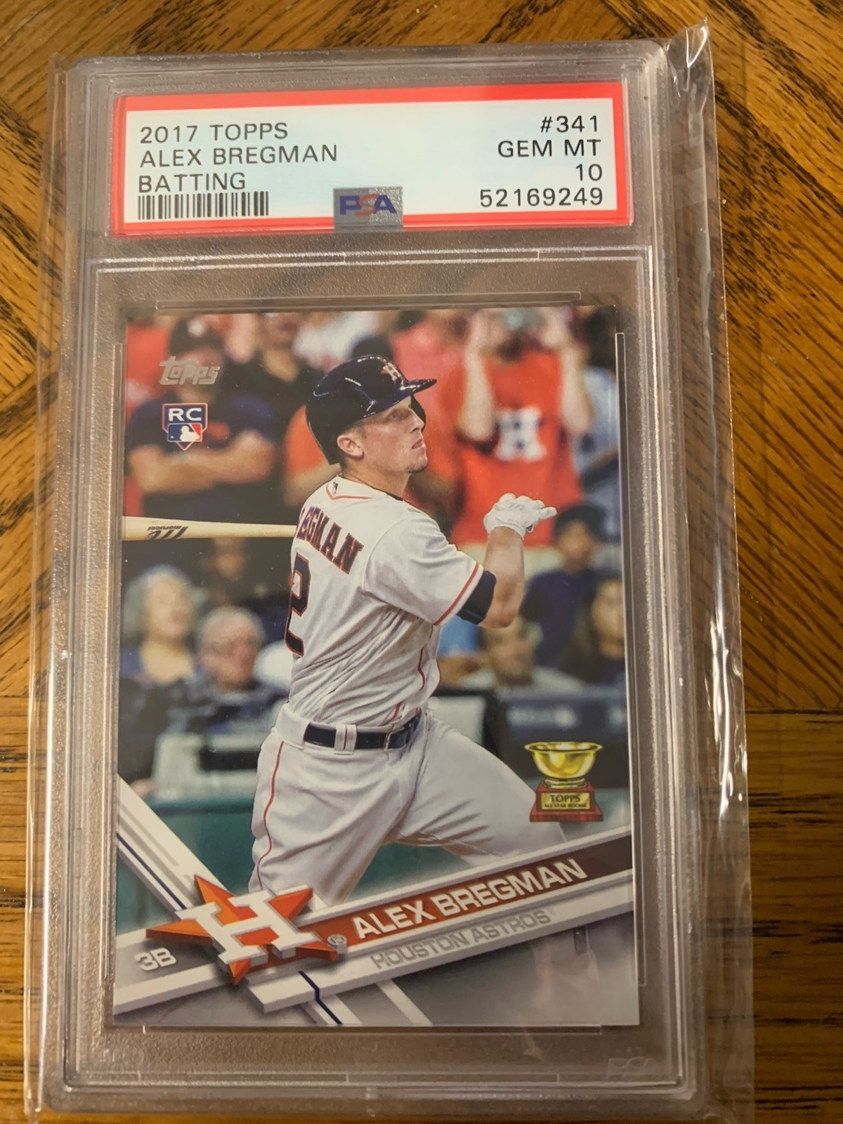 2017 Topps Alex Bregman Rookie RC #341 PSA 10 Gem Mint Astros Cubs