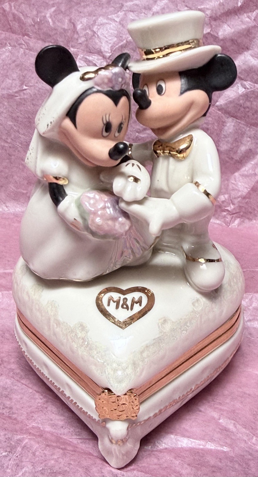 LENOX Disney Mickey and Minnie Mouse Sweethearts Wedding Treasure Box MINT LENOX Disney Mickey and Minnie Mouse Sweethearts Wedding Treasure Box MINT