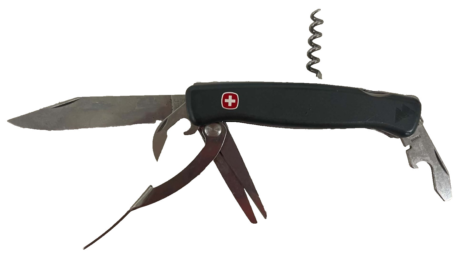 Vintage Wenger Ranger 13 Swiss Army Knife 120mm Locking Scissors Corkscrew