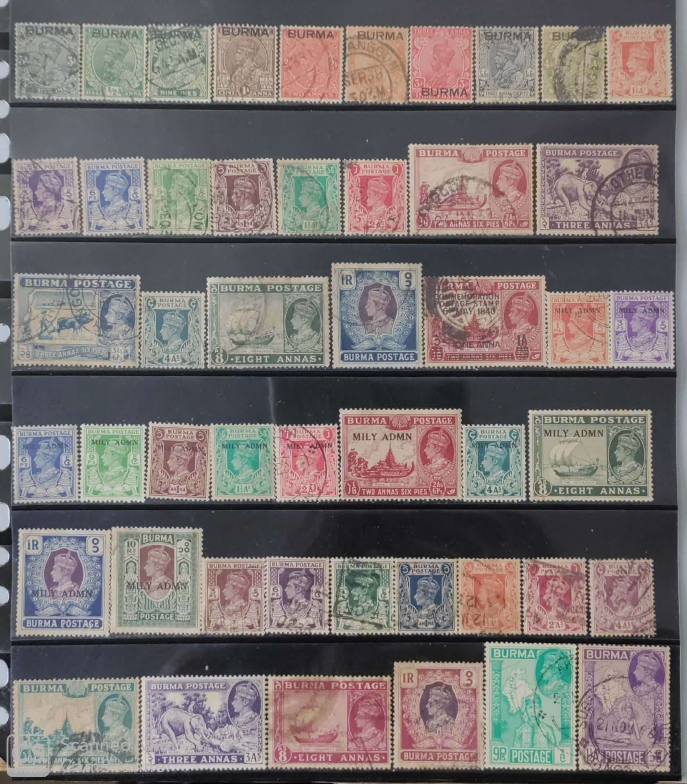 SD BURMA MYANMAR  200 DIFFERENT  USED STAMPS NICE COLLECTION SEE ALL 5 SCANS