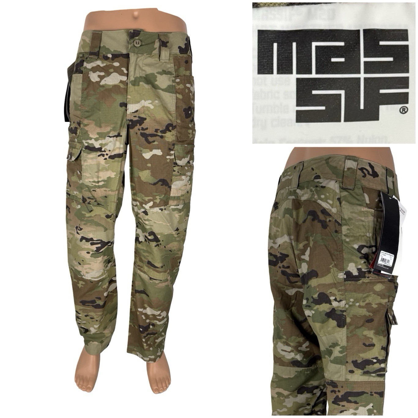 Massif M20 Hot Weather Field Pants 32 Regular OCP Multicam Military Surplus NWT