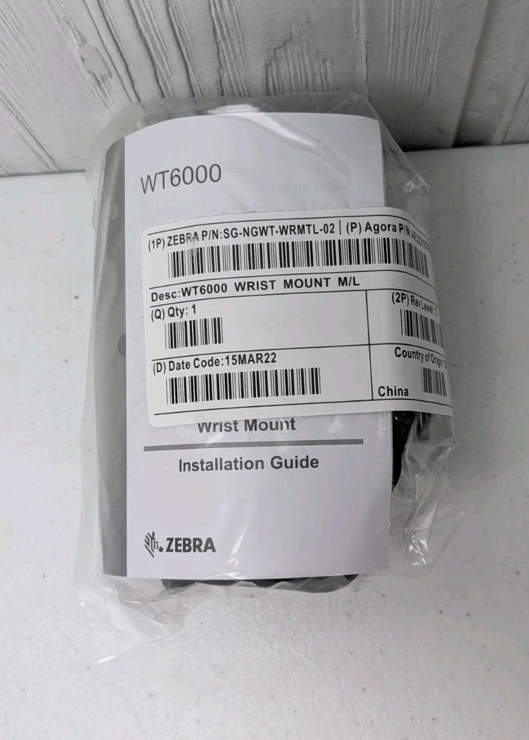 GENUINE Zebra SG-NGWT-WRMTL-02 WT6000 WT6300 Wrist Mount Strap Medium Large New