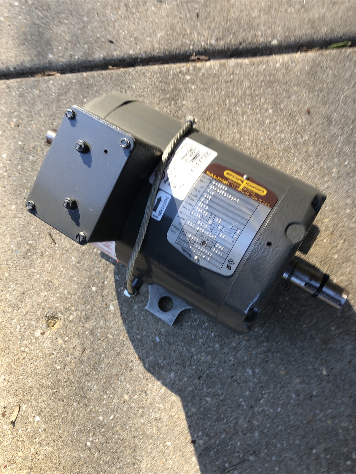 Baldor 1.4HP 2400RPM Chemical Processing Electric Motor NEW