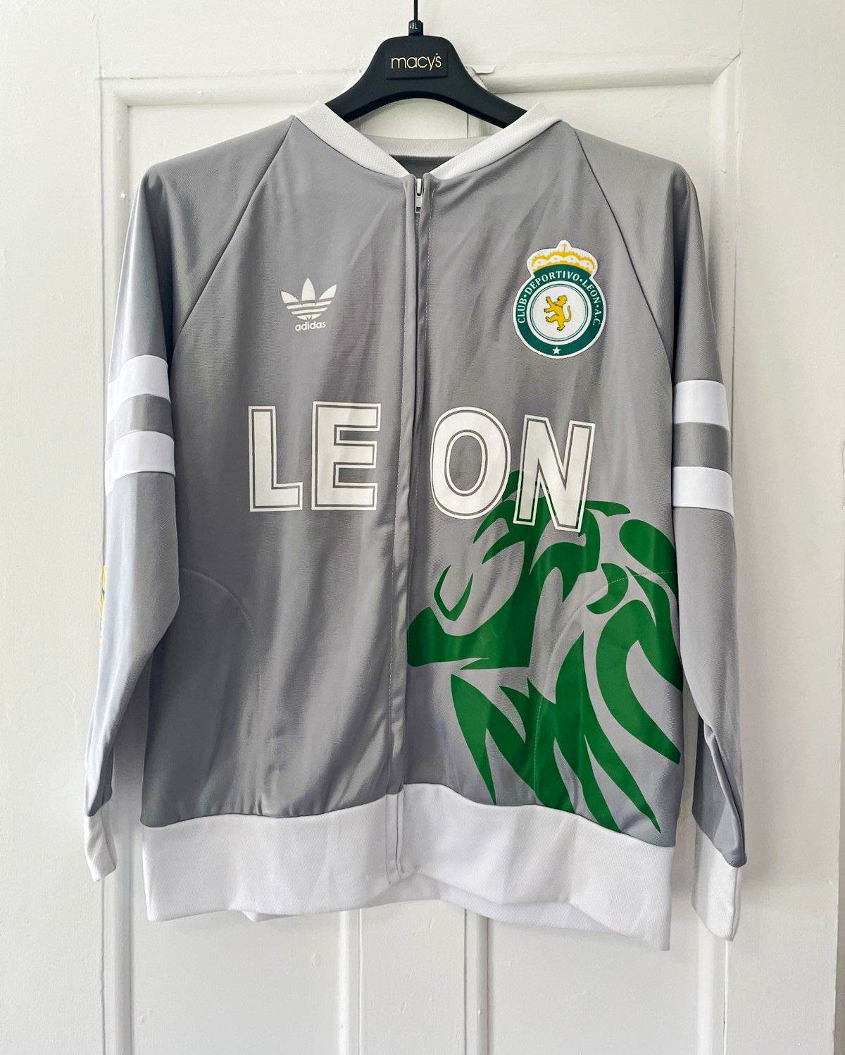 Mens L Adidas Club León Soccer Guanajuato Mexico Football Liga MX Track Jacket