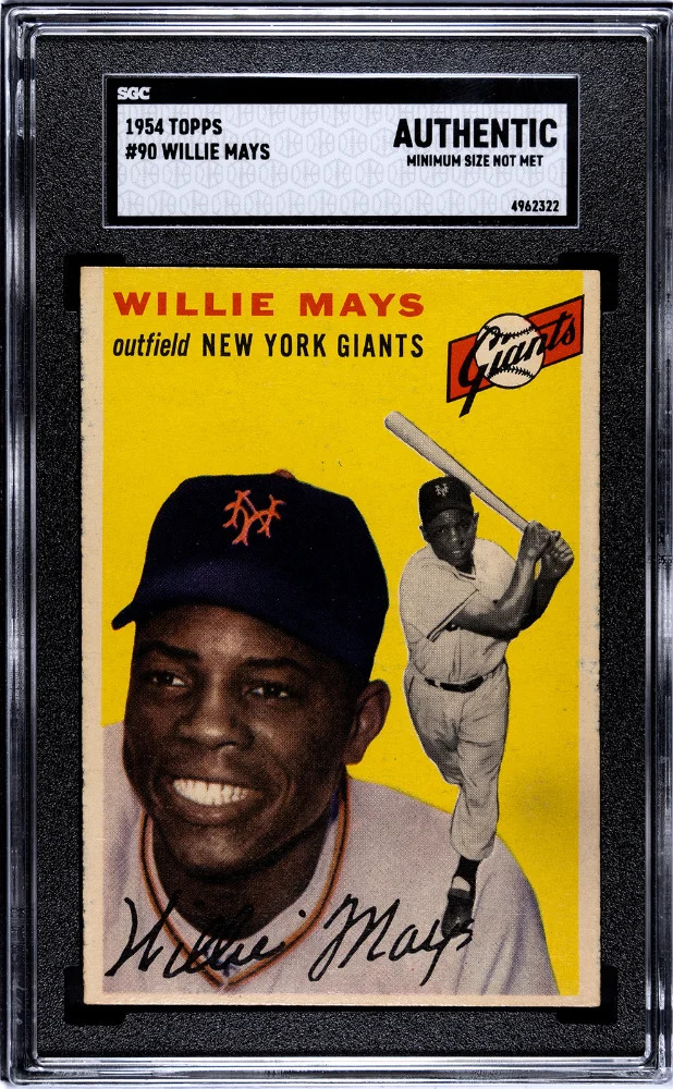 1954 Topps Willie Mays #90 SGC A