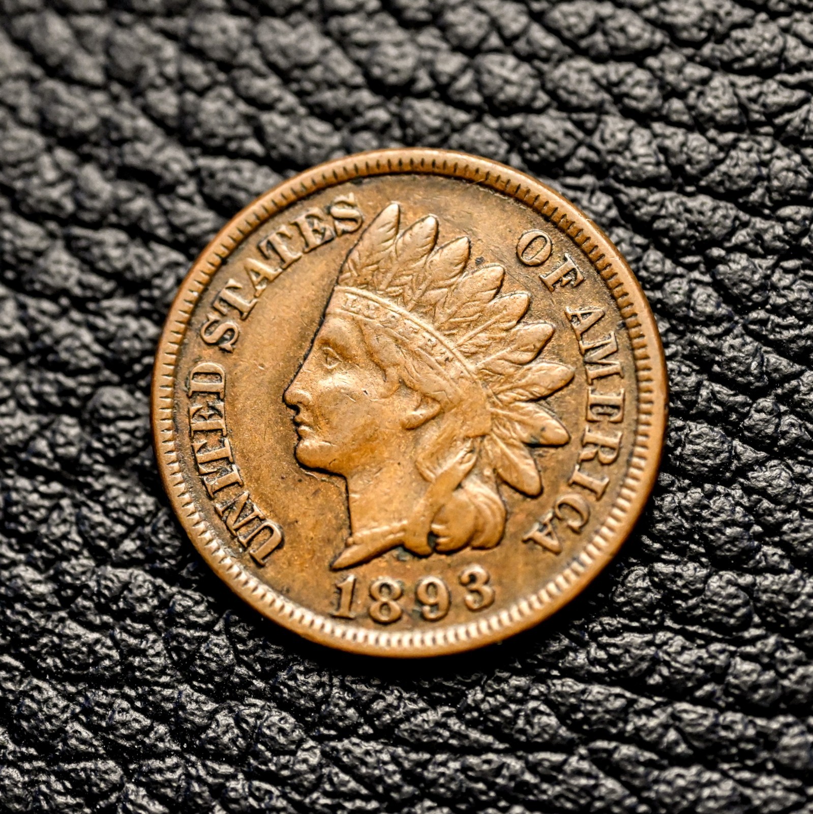(ITM-7433) 1893 Indian Cent ~ XF+ / EF+ Condition ~ COMBINED SHIPPING