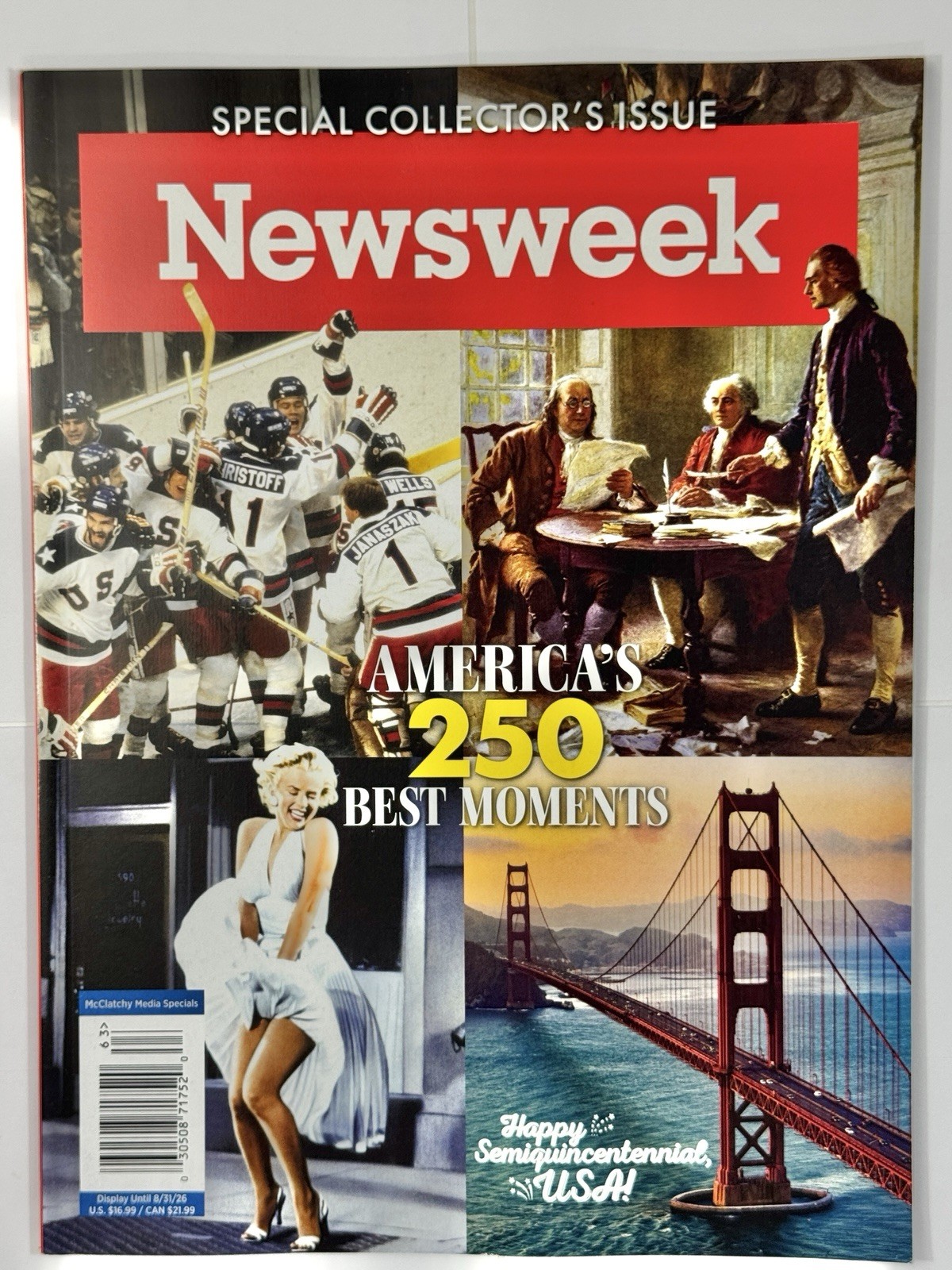 Special Collerctor's Issue NewsWeek March 2026 Magazine Americas 250 best moment
