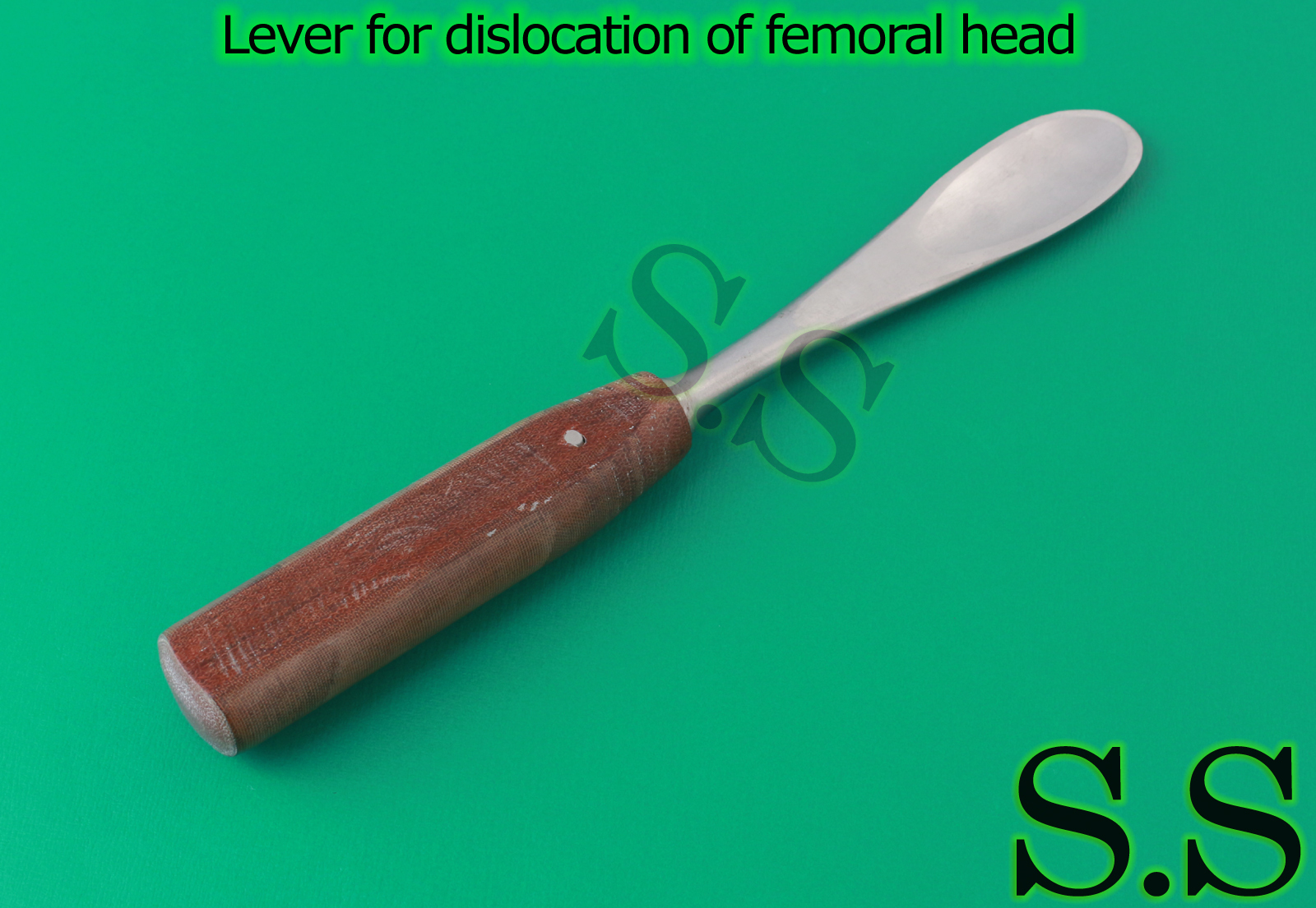 Lever for dislocation of femoral head Orthopedic Hip Surgery 27 cm & 24mm 