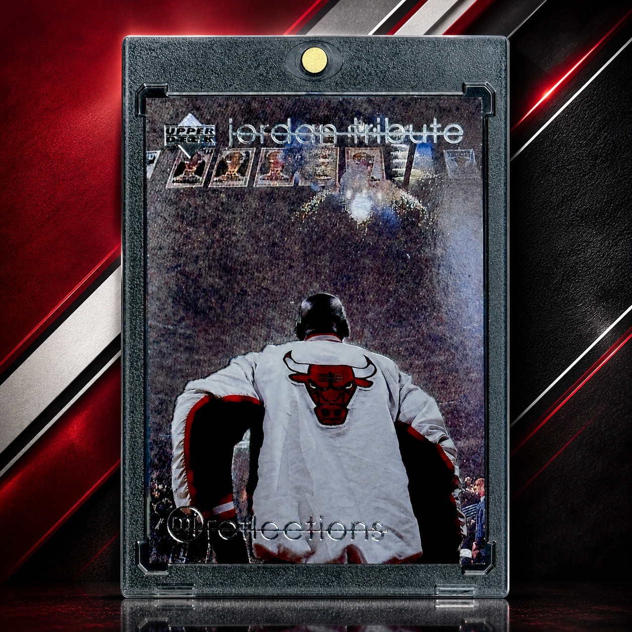 Michael Jordan Card 1998 INSERT SP RAINBOW HOLO FOIL RARE 🔥🔥 BULLS JERSEY #23