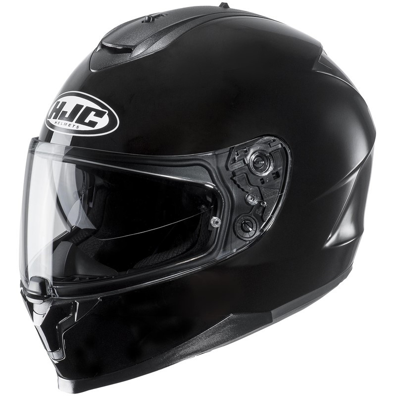 HJC Men\'s C70 Motorcycle Helmet Black Size Large - 0877-0135-06