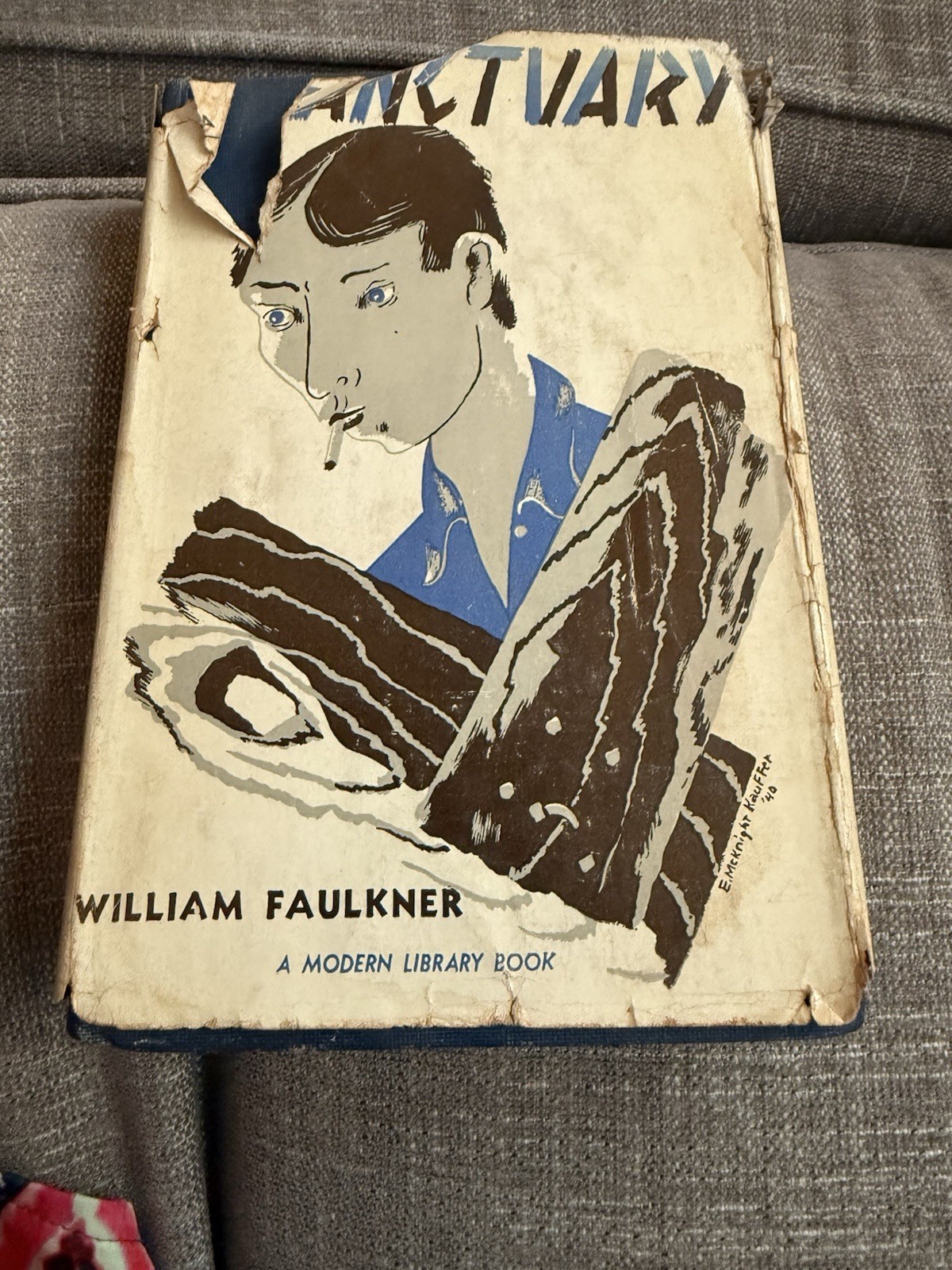 William Faulkner SANCTUARY Vintage 1951 Modern Library Hardcover William Faulkner SANCTUARY Vintage 1951 Modern Library Hardcover