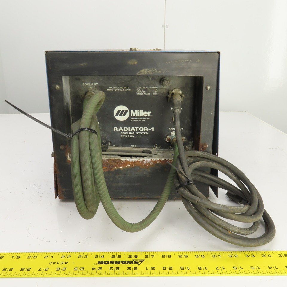Miller Radiator-1 Welder Cooling System 115V 5.5A 8000 BTU/HR (@1qt/min) Miller Radiator-1 Welder Cooling System 115V 5.5A 8000 BTU/HR (@1qt/min)