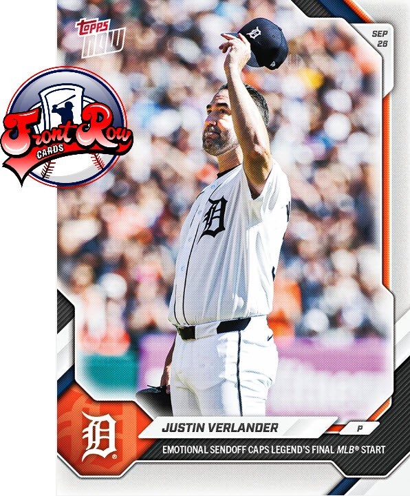 Justin Verlander 2026 MLB TOPPS NOW 726 Final Game Of Career 9/26 Presale