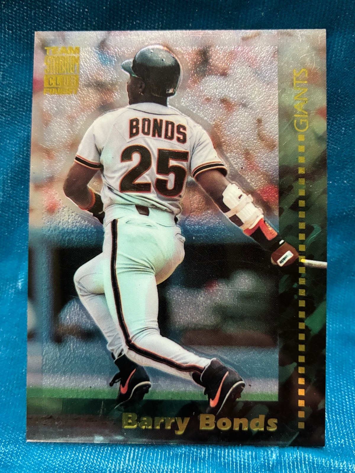 1994 Topps Team Stadium Club - Finest Foil  Barry Bonds #2 San Francisco Giants