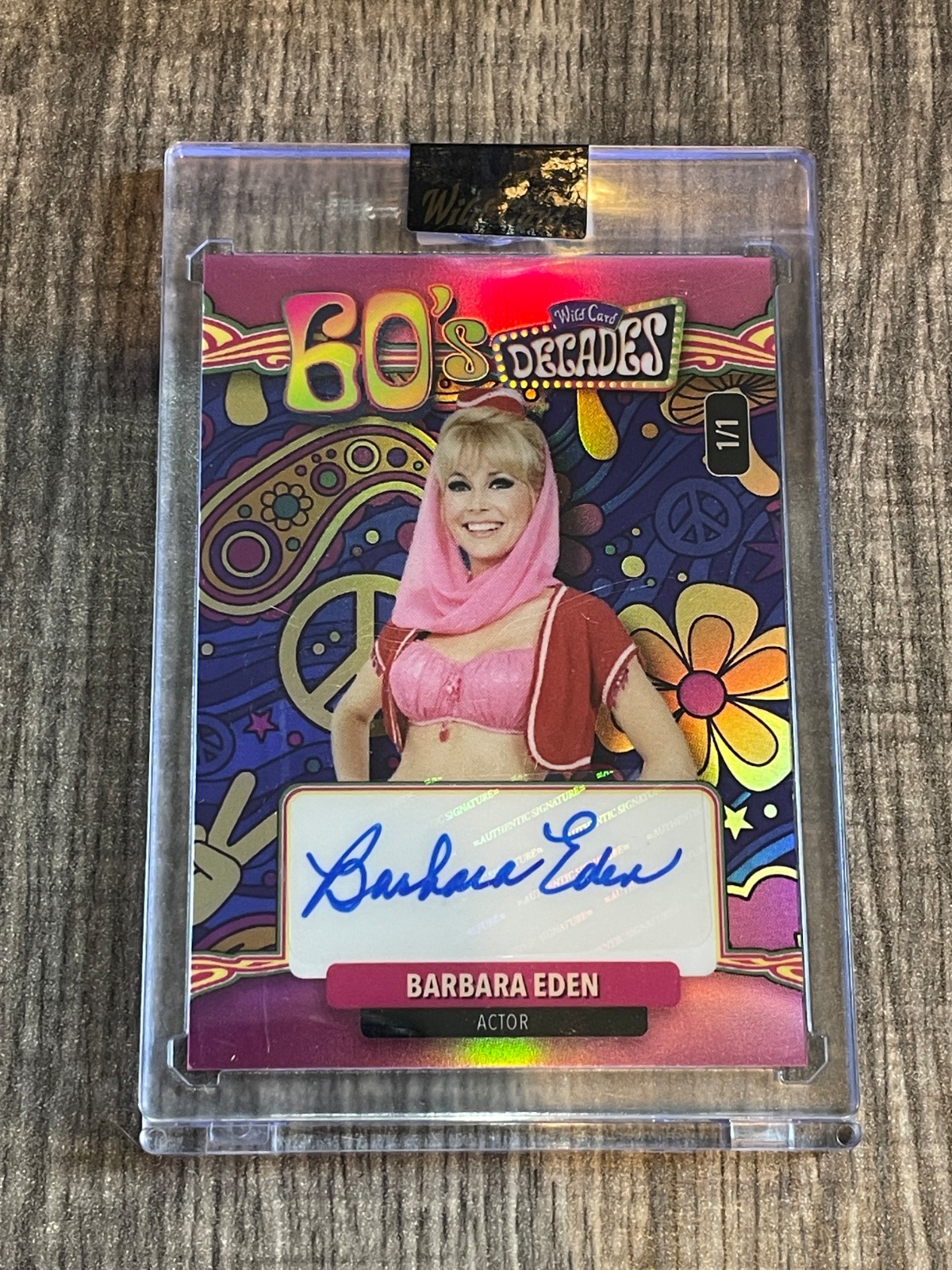 2026 Wild Card Decades BARBARA EDEN 60's Auto 1/1 I Dream of Jeannie 2026 Wild Card Decades BARBARA EDEN 60's Auto 1/1 I Dream of Jeannie