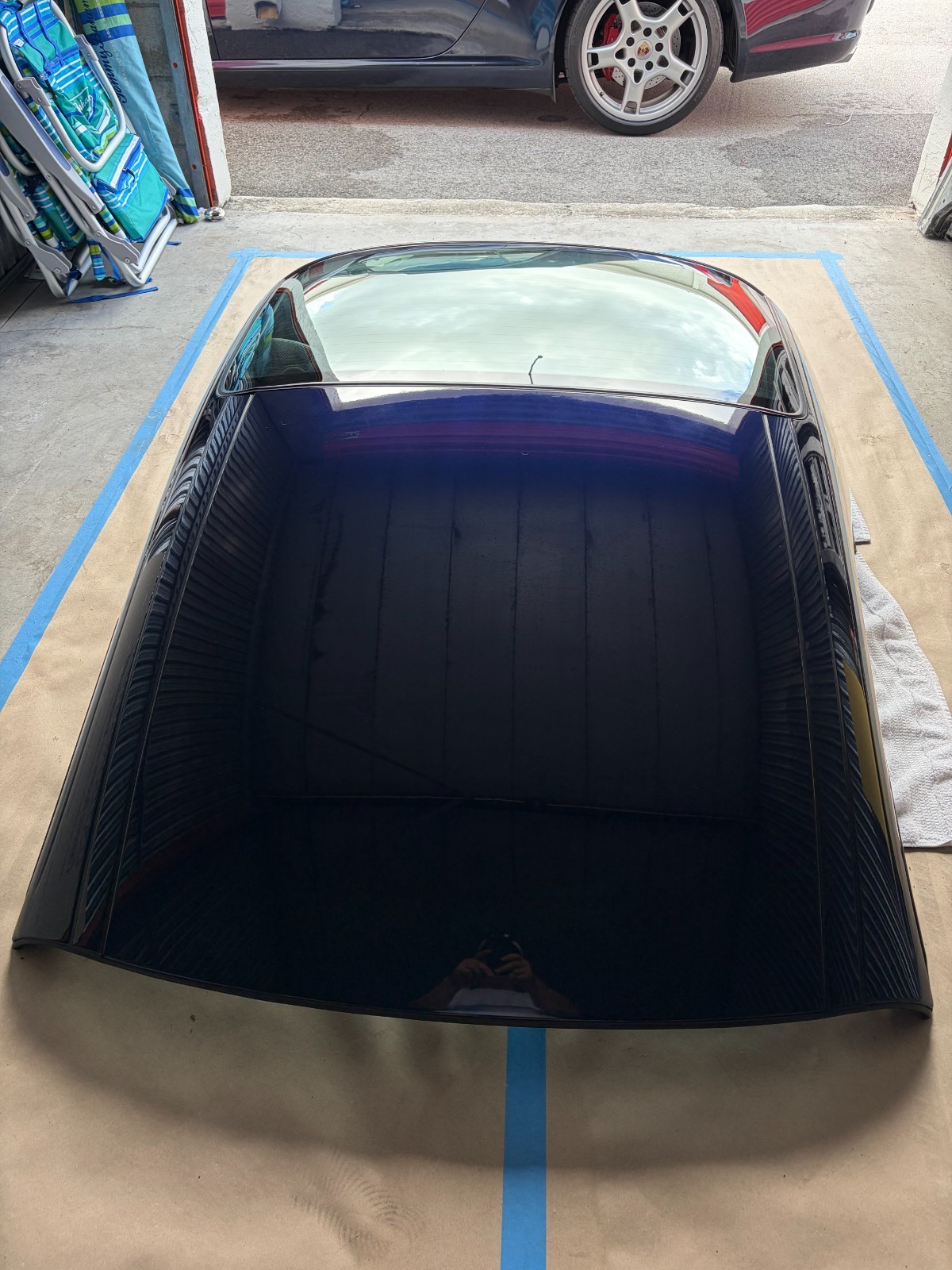 1999-2009 Porsche 996-997 hard top w/cover and stand in excellent condition 