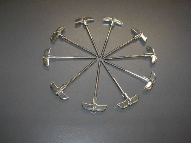 ROGERS BASS DRUM  T RODS N.O.S. USA 