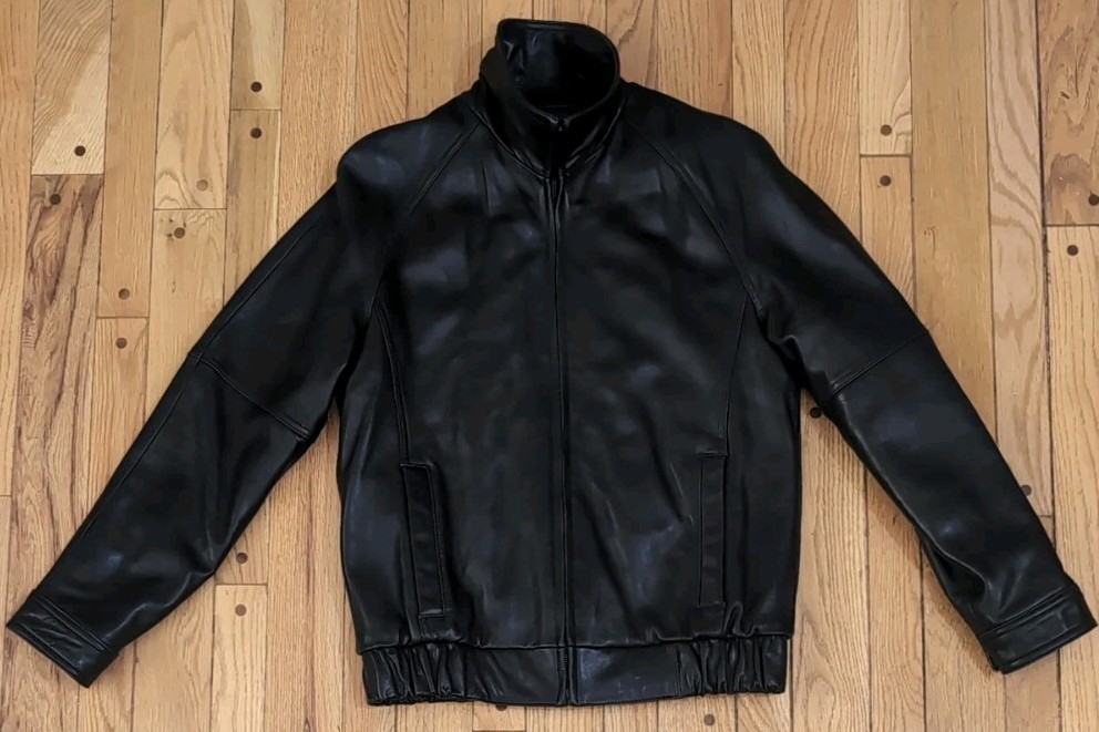 VTG Leather Pelle Studio Jacket W/Thinsulate Zip Out Vest Liner/ Size Small