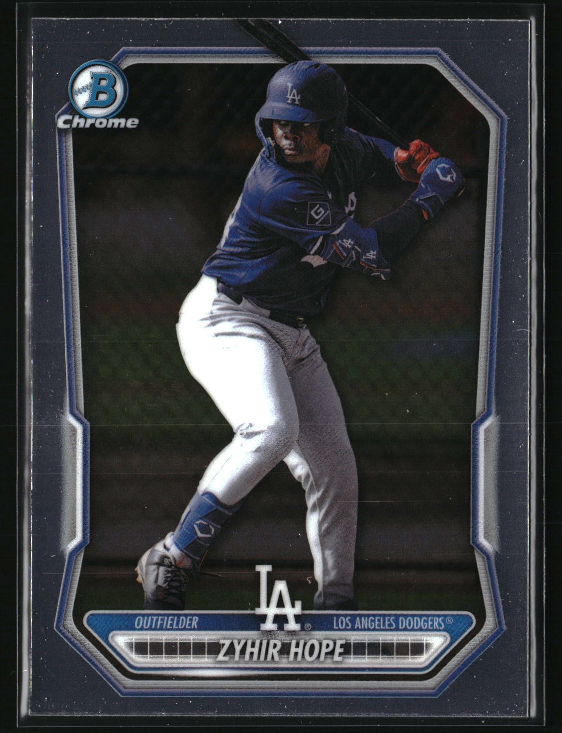 2026 Bowman Zyhir Hope Chrome Prospects #BCP-86 Dodgers