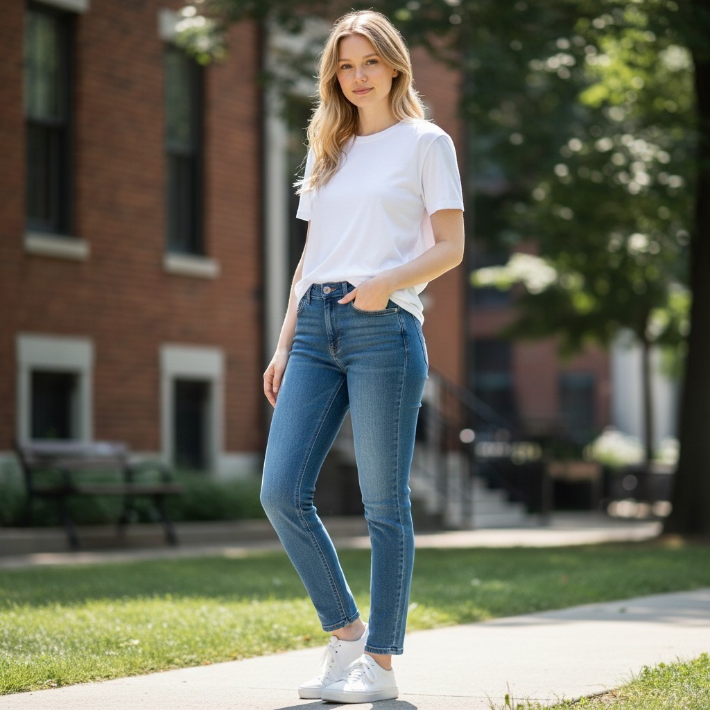 Paige Hoxton Ultra Skinny Jeans Womens 30 Med Wash Blue High Rise Stretch Denim