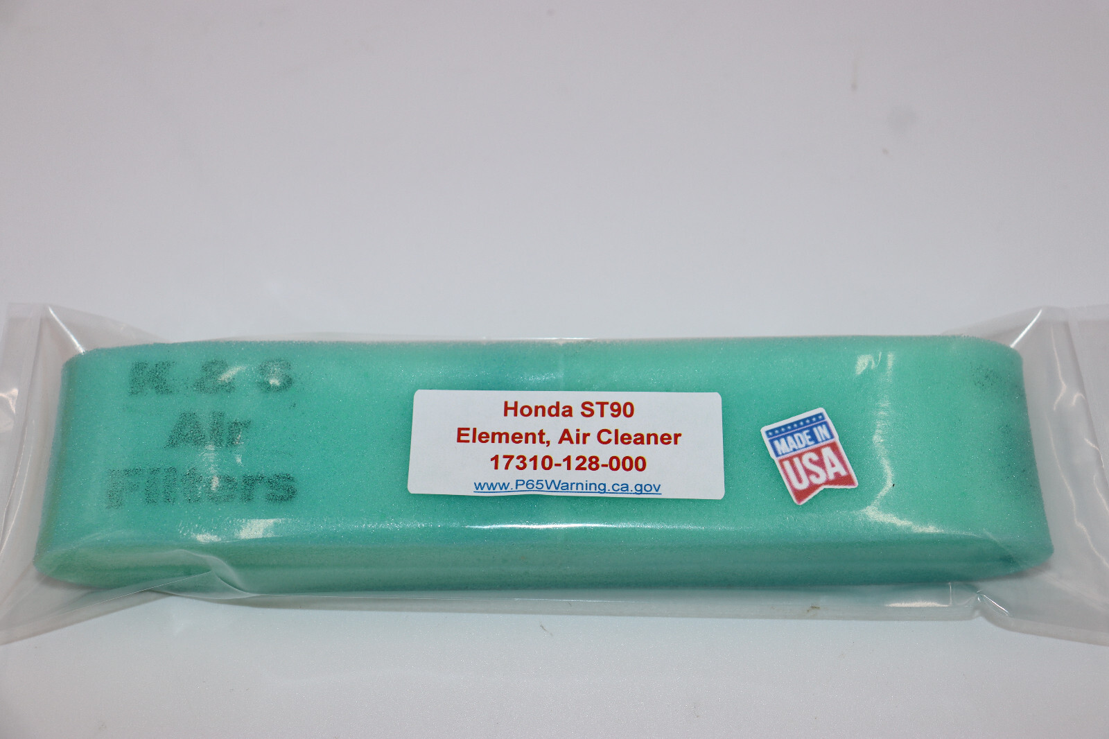Honda ST90 Filter Element 17310-128-000 New 1974 Honda ST90 Air Filter