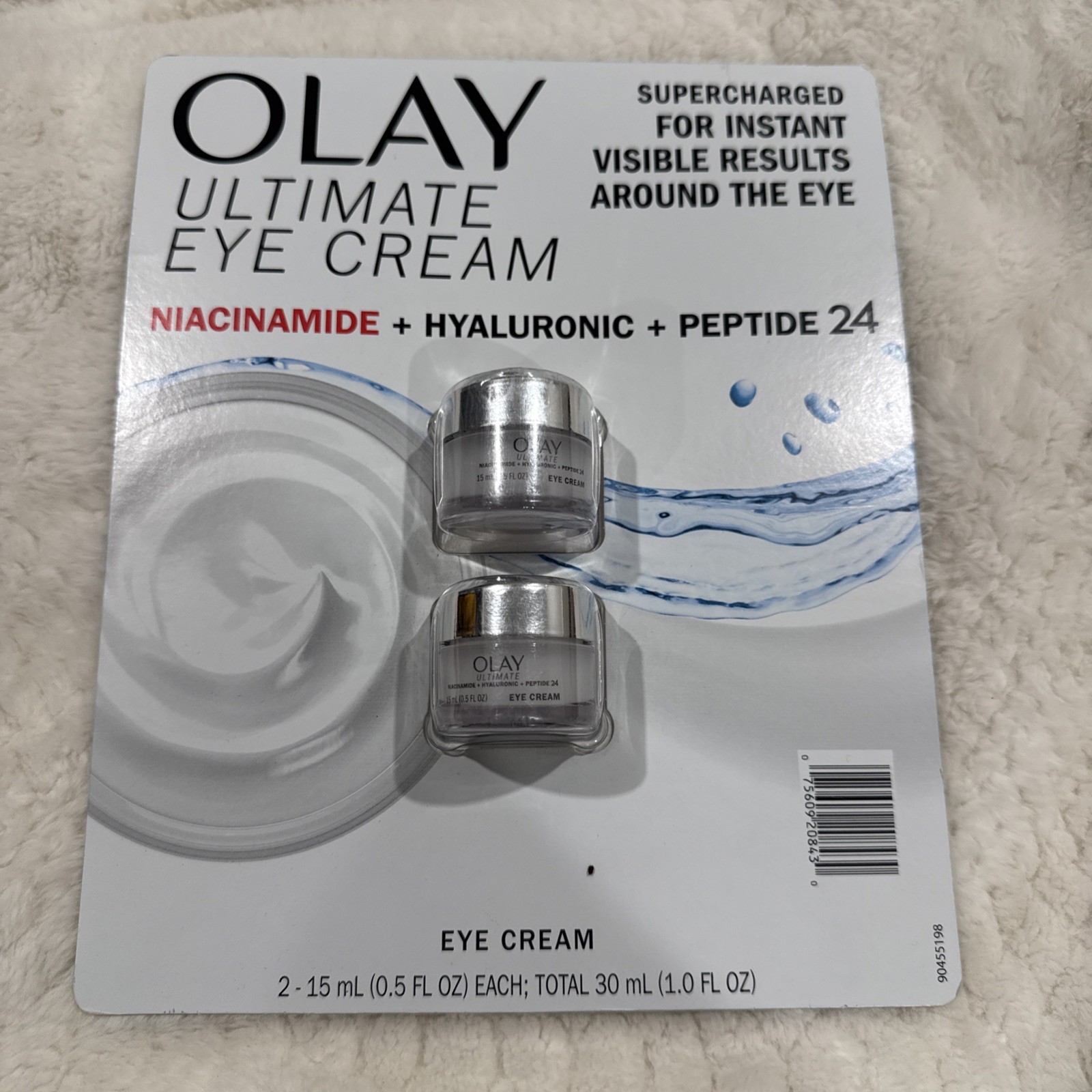 Olay Ultimate Eye 3 in 1 Smoothing Lightweight Gel 2 Pack New #1 Facial Brand.