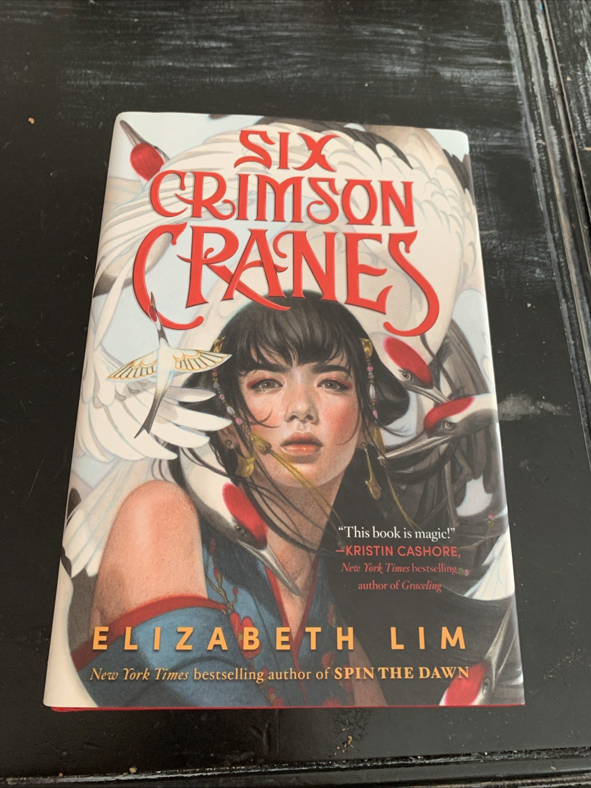 Six Crimson Cranes by Elizabeth Lim 2021 Hardcover Signed 1st Edition 1st Print Six Crimson Cranes by Elizabeth Lim 2021 Hardcover Signed 1st Edition 1st Print