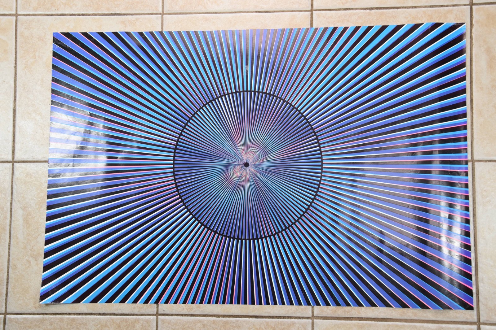 Vintage Inner Zonk Poster 1990\'s American Arts & Graphics Retro Zen Psychedelic
