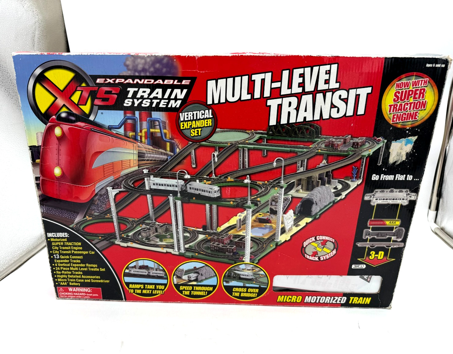 VTG 2005 XTS Expandable Train System Multi-Level Transit - Set New Open Box