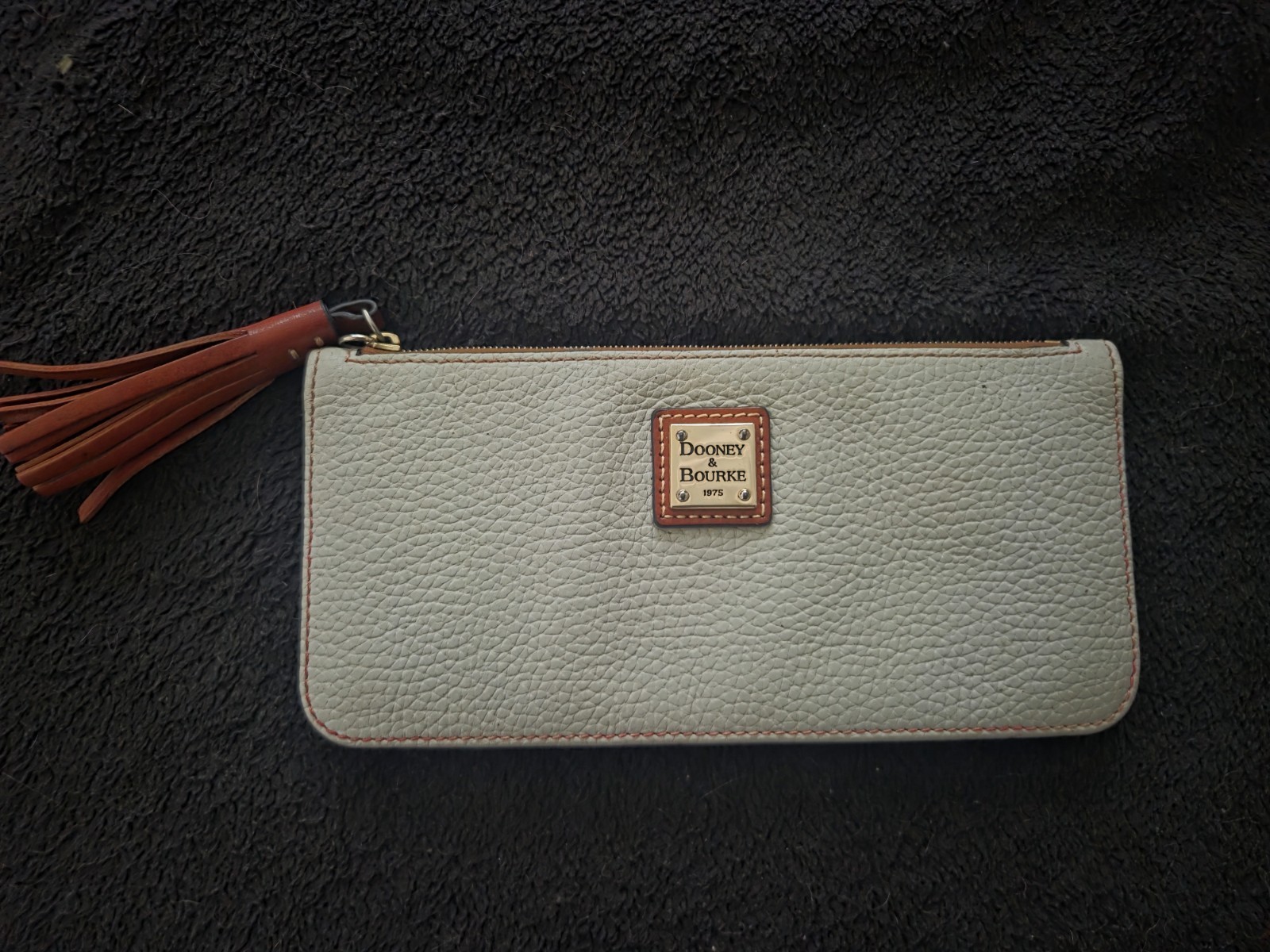 Dooney & Bourke Gray Bi-fold Slim Wallet