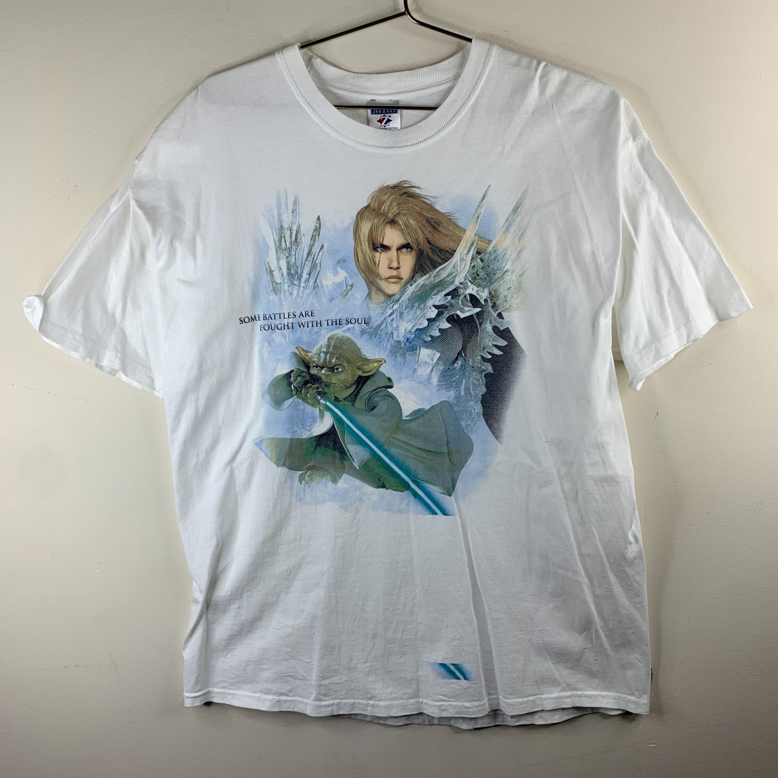 Vintage Soul Calibur IV Promo Shirt Men\'s XL Bandai Namco Video Game Tee