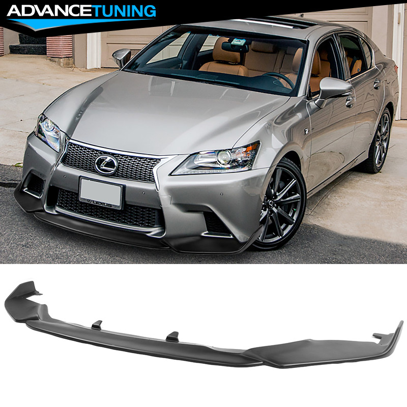 Fits 13-15 Lexus GS350 F Sport IKON Style Unpainted Front Bumper Lip Splitter PP