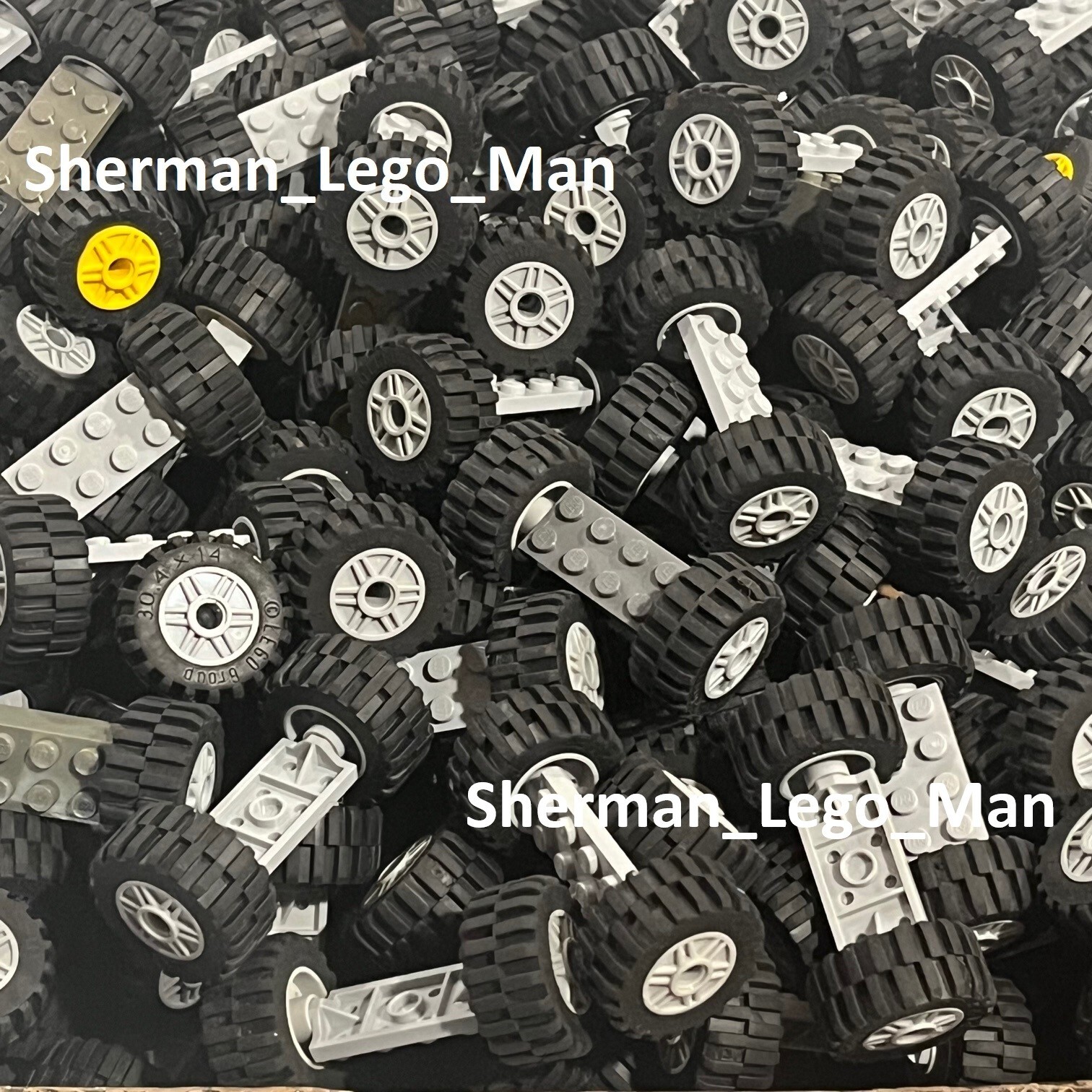 Lego 1/2 lb Pound Matched Wheels + Tires + Axles for Car Truck Medium Size Lego 1/2 lb Pound Matched Wheels + Tires + Axles for Car Truck Medium Size