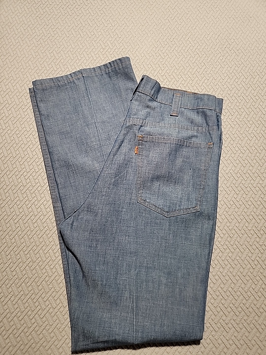 Vintage Ultra rare 1970\'s Levi\'s Orange tab Mens Jeans Lightweight 32x32 Bootcut