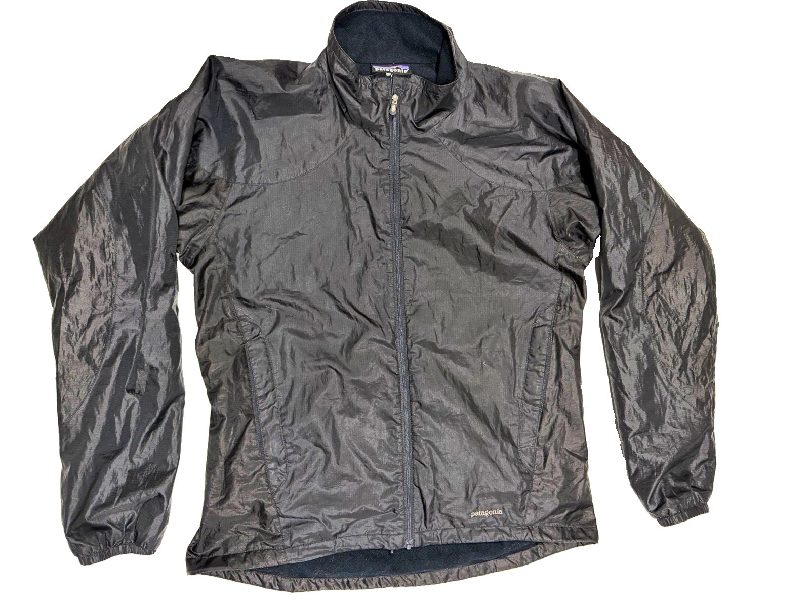 Patagonia Women’s Black Windbreaker Jacket Full Zip Long Sleeve Size M Patagonia Women’s Black Windbreaker Jacket Full Zip Long Sleeve Size M