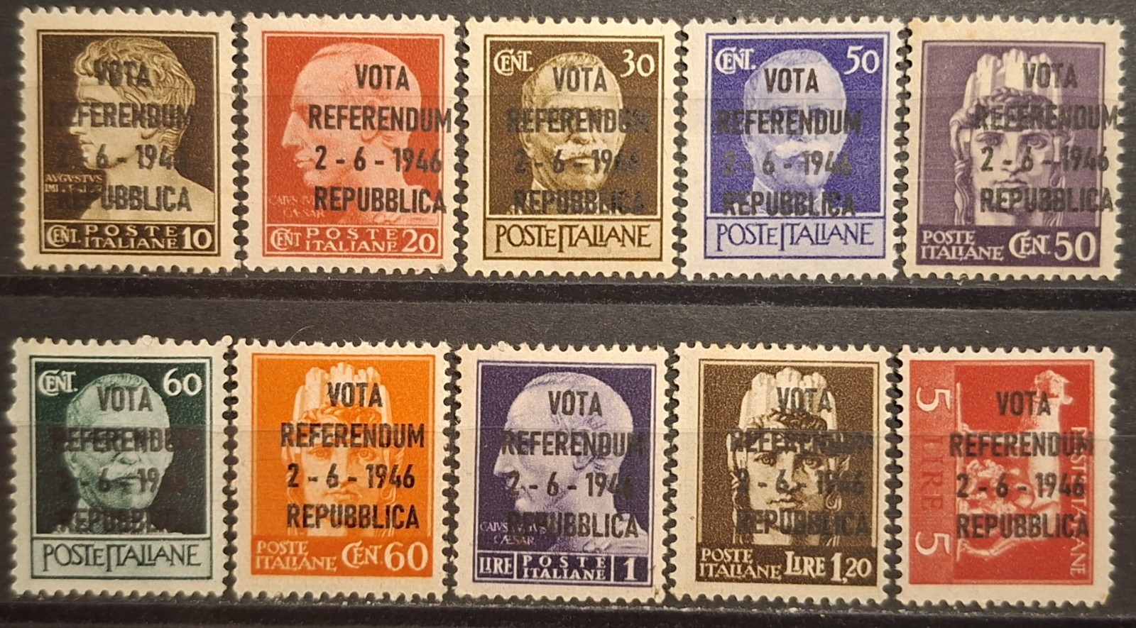 LOCAL ISSUES POLITICS REFERENDUM MONARCHY REPUBLIC 1946 NEW RARE SEE.. LOCAL ISSUES POLITICS REFERENDUM MONARCHY REPUBLIC 1946 NEW RARE SEE..