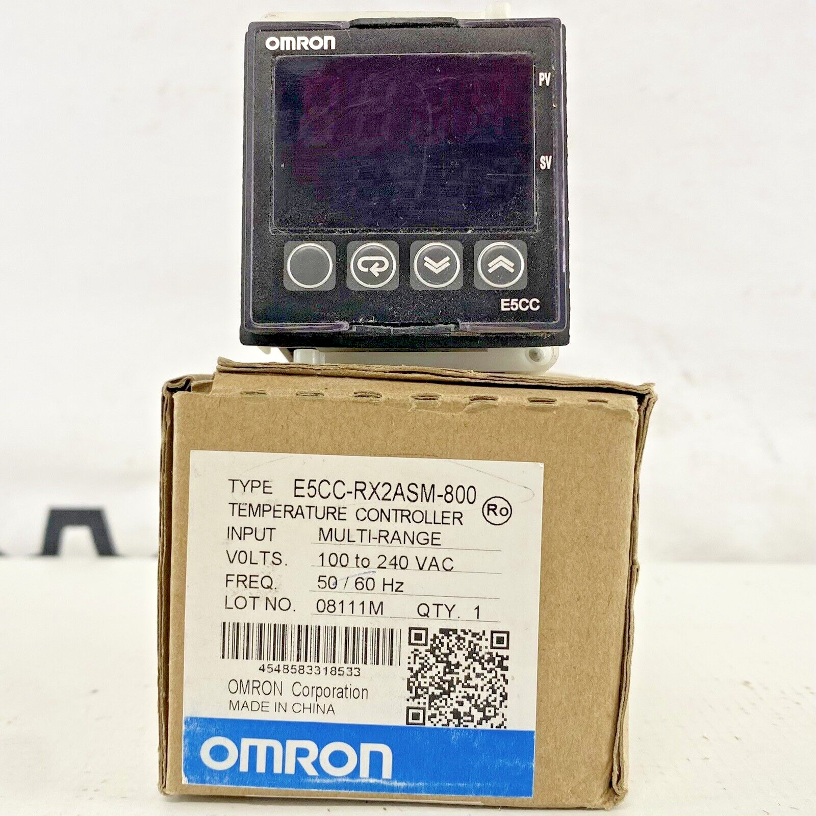 Omron E5CC-RX2ASM-800 Temperature Controller Multi-Range 100-240V SHIPS FROM USA