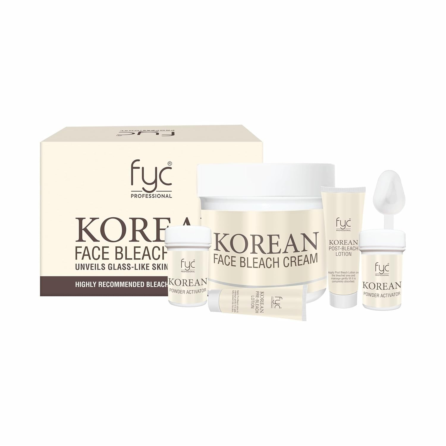 FYC PROFESSIONAL Korean Face Bleach Cream,270g Skin Glow Cream FYC PROFESSIONAL Korean Face Bleach Cream,270g Skin Glow Cream