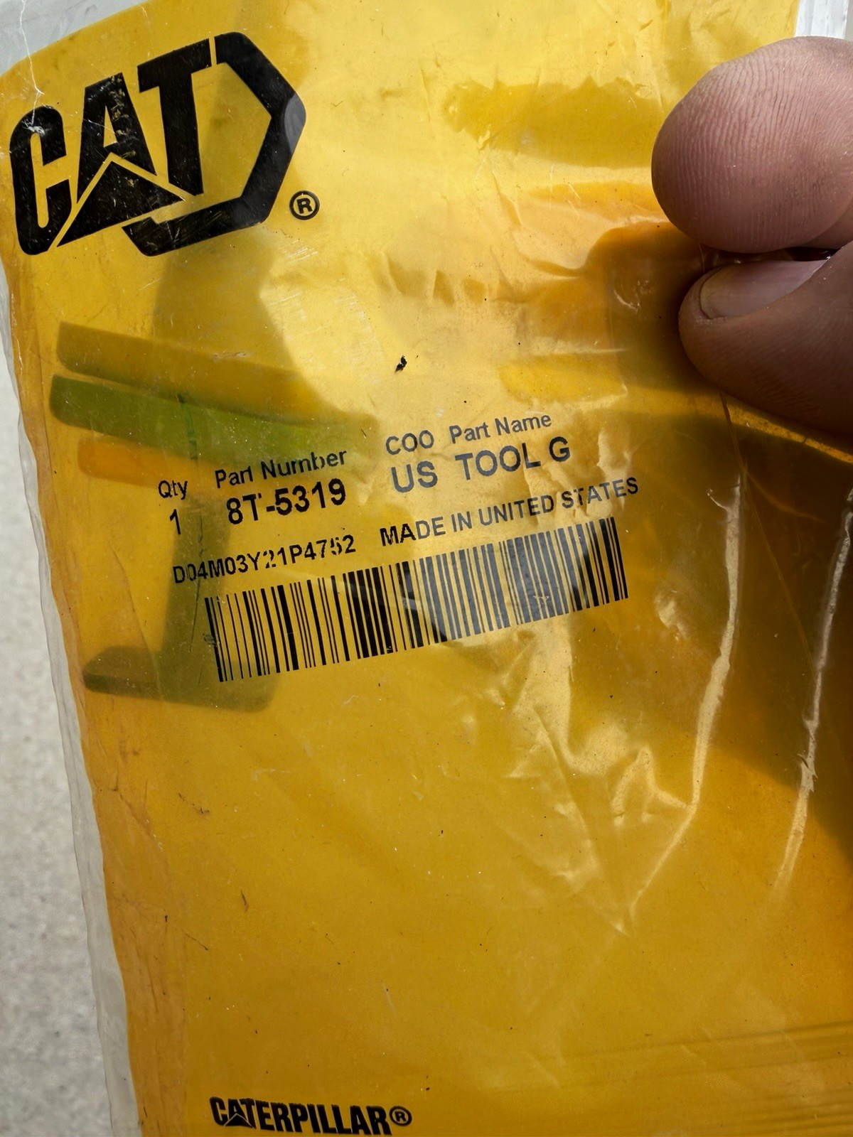 CAT Caterpillar US TOOL G 8T-5319 Compatible with Caterpillar Equipment CAT Caterpillar US TOOL G 8T-5319 Compatible with Caterpillar Equipment