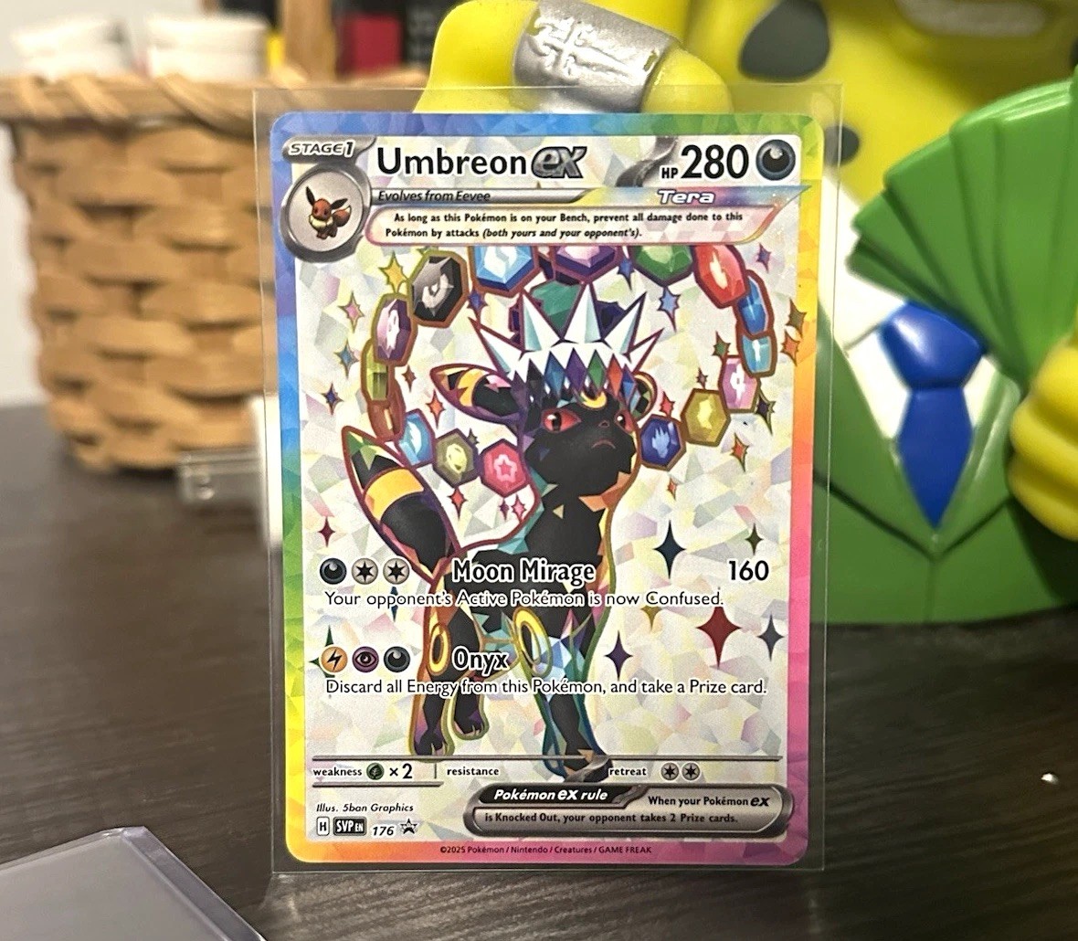 Pokemon TCG Umbreon ex 176 SV Promo Holo English 2025 280 HP 5ban Pokemon TCG Umbreon ex 176 SV Promo Holo English 2025 280 HP 5ban