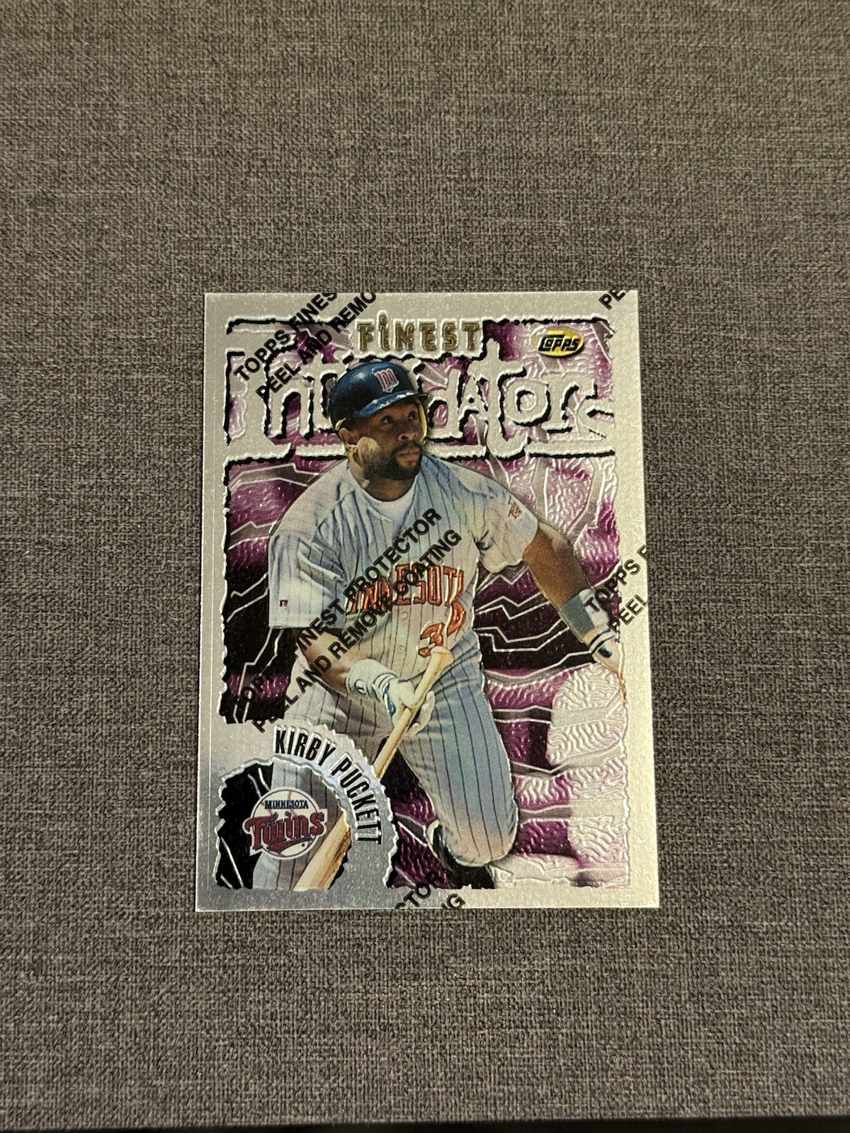 1996 Topps Finest - Kirby Puckett #79 1996 Topps Finest - Kirby Puckett #79