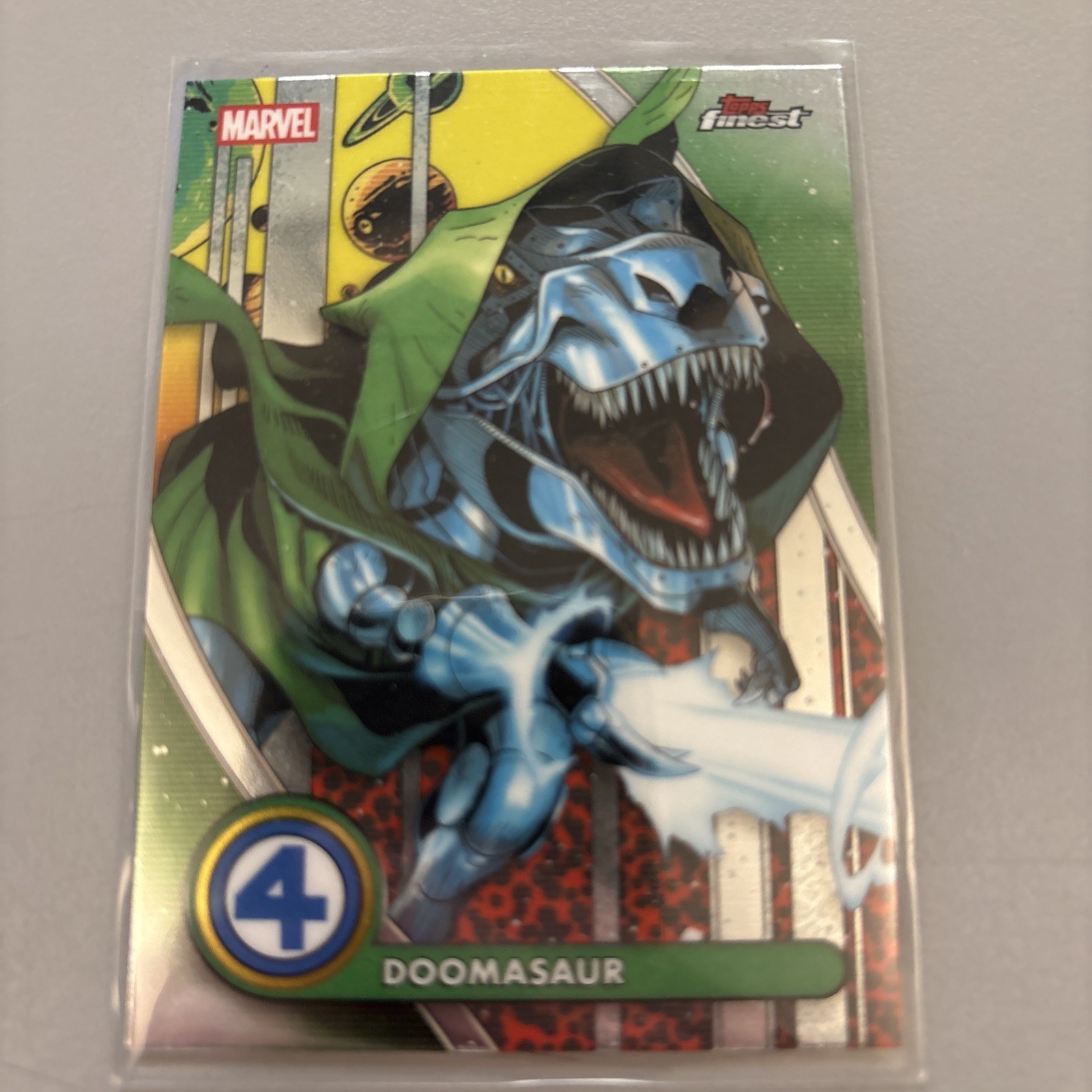 2026 Topps Finest Fantastic 4 - Doomasaur #90 - Base (Rare) 2026 Topps Finest Fantastic 4 - Doomasaur #90 - Base (Rare)