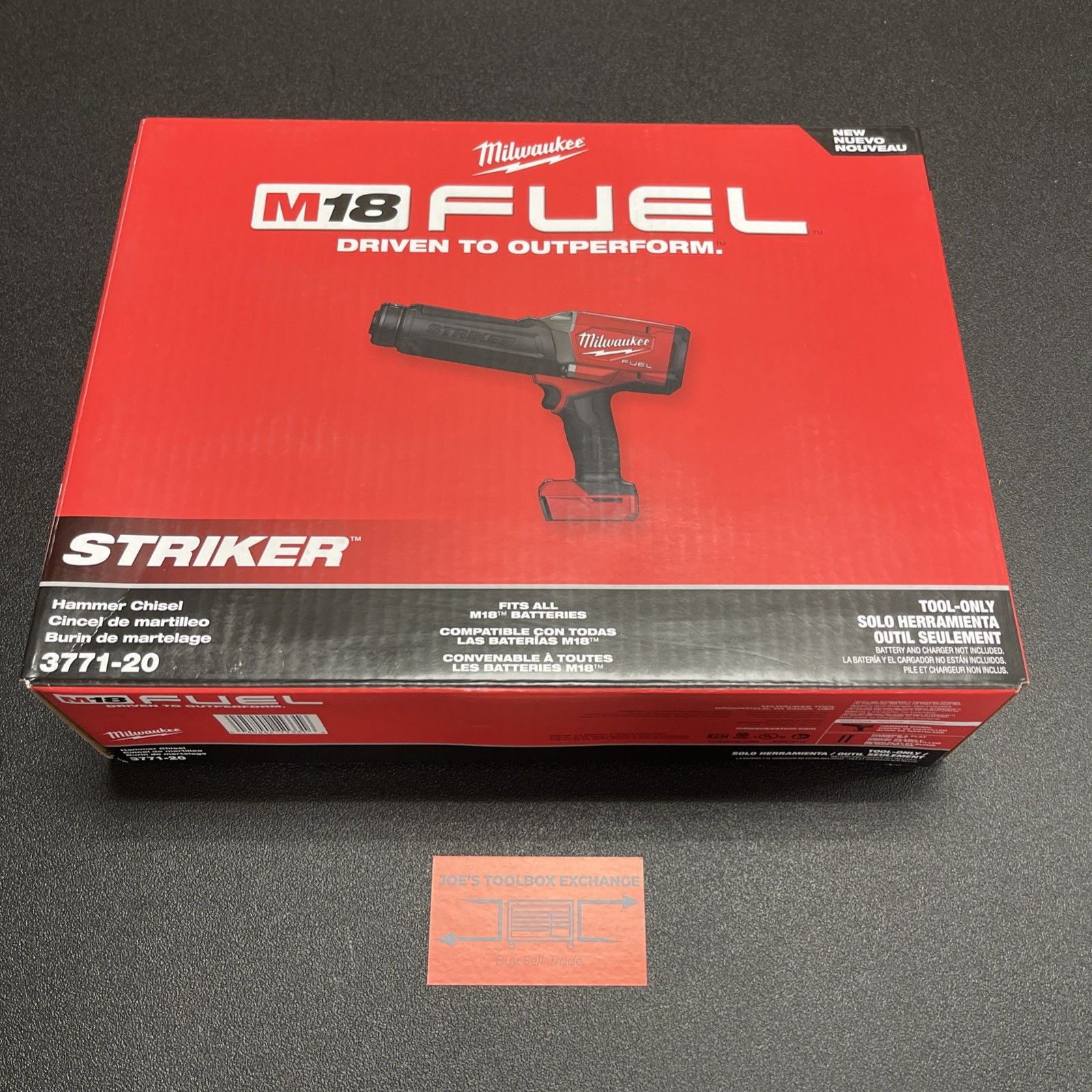 Milwaukee 3771-20 M18 FUEL STRIKER™ Hammer Chisel NEW Milwaukee 3771-20 M18 FUEL STRIKER™ Hammer Chisel NEW