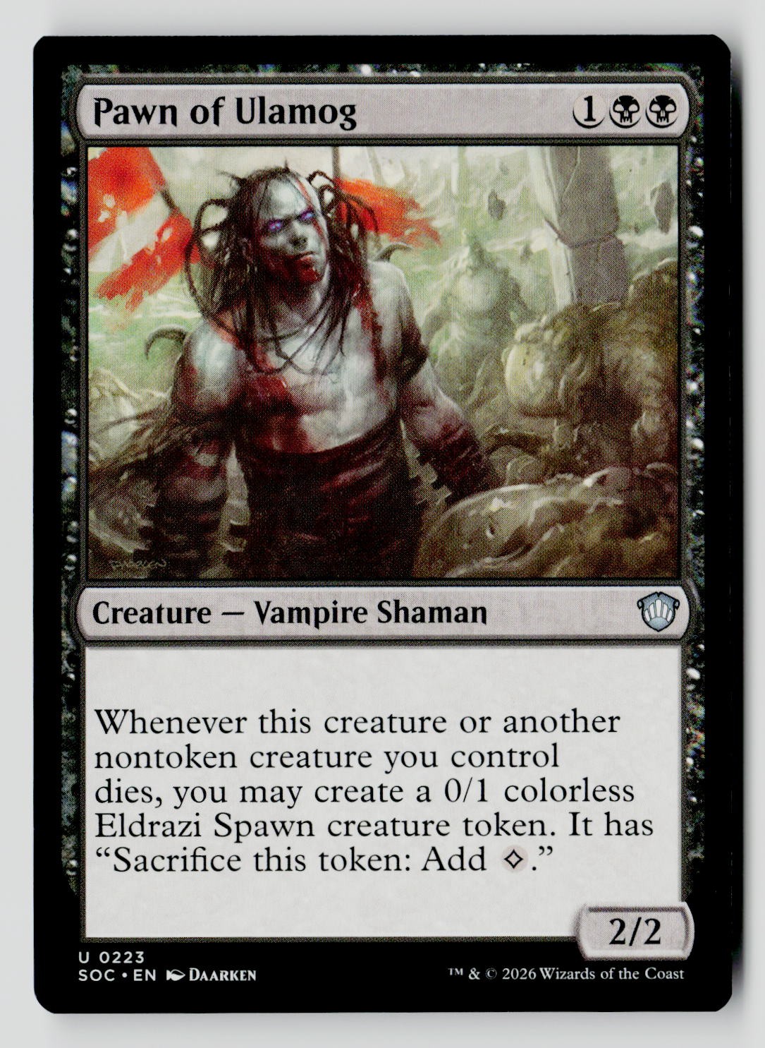 Pawn of Ulamog 223 U MTG SOC NM