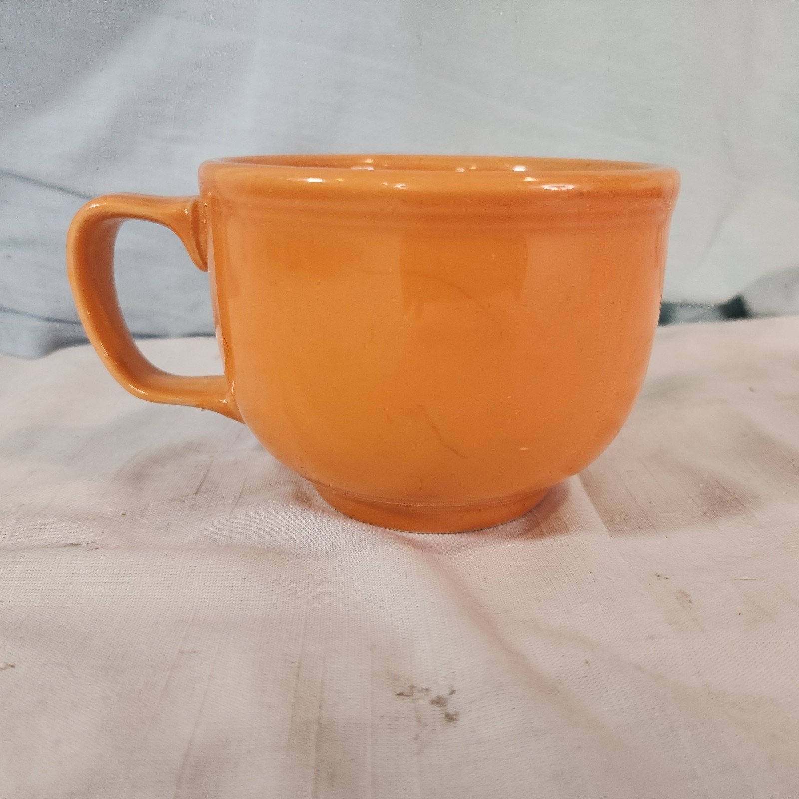 Homer Laughlin Fiesta Orange Grand Mug, Nice